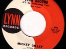 MICKEY GILLEY 45 TURN AROUND/MY BABY'S BEEN CHEATIN' AG