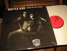 BATTLE AXE We're on the attack LP '85 RARE PRIVATE US