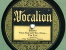 Vocalion 15068 TENNESSEE TOOTERS Milenberg Joys in E
