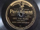 BLIND LEMON JEFFERSON PARAMOUNT 12354 BLUES 78 RPM V