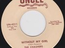 NORTHERN SOUL 45 RPM- THE CHASHERS on UNCLE RECORDS
