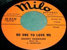 DANNY HARRISON & GROUP Teen/Doo Wop 45 Milo NM- Listen