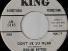 rare New Breed R&B 45 WILLIAM PATTON on KING Listen