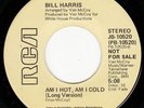 BILL HARRIS: AM I COLD AM I HOT, RARE NORTHERN SOUL, M-
