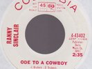 Orig RANNY SINCLAIR Ode To A Cowboy MOD JAZZ promo 45