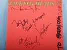 TALKING HEADS 77 LP BAND SIGNED RECORD ALBUM NEAR MINT