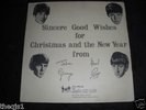 BEATLES 1963  U.K.CHRISTMAS  FAN CLUB FLEXI DISC