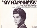Connie Francis 45 & PS MGM My Happiness