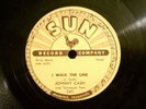 JOHNNY CASH I Walk the LINE /ORIGINAL SUN 78 Pressing