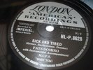 FATS DOMINO -SICK & TIRED -LONDON- HL-P. 8628-1958-Ex++