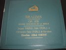 THIBAUD CASALS CORTOT - BRAHMS DOUBLE CONCERT 6x78 rpm