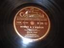 FRENCH  78 RPM COLUMBIA / EDITH PIAF hymne a l'amour