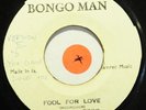 PRINCE JAZZBO Fool For Love BONGO MAN Records REGGAE 45