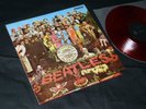 BEATLES Sgt Pepper JAPAN 80s RED WAX vinyl MONO LP oop