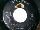 Soul 45 H.B. Barnum It hurts too much to cry Vg++