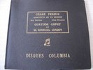 COLUMBIA 5x 78rpm FRANCK QUATUOR CAPET MARCEL CIAMPI
