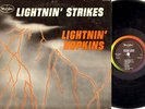 BLUES LP Lightnin' Hopkins LIGHTNIN' STRIKES on VEEJAY