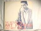 ART PEPPER-RETURN OF ON JAZZ WEST 10-ORIGINAL