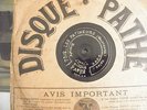 6 DISQUES ANCIEN-GOMME LAQUE-PATHE PHONO 90 à 100 tours