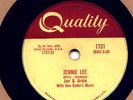 RARE 78 Rpm Record Jan & Arnie Jennie Lee / Gotta Getta Date