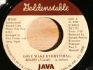 MODERN SOUL 45 JAVA Love make everything..GOLDENSTABLE