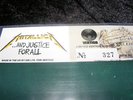 METALLICA   AND JUSTICE FOR ALL PROMO NUMBERED GREEN