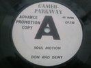 DON & DEWEY Soul Motion, Cameo Parkway Promo 45