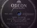 JOAO GILBERTO A Felicidade BOSSA NOVA PROMO 78 RPM 1959