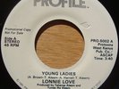 Lonnie Love / Young Ladies 45 disco rap HEAR