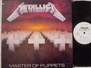 METAL, METALLICA, MASTER OF PUPPETS, WHITE PROMO
