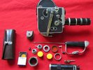 PAILLARD BOLEX 16mm H-16 LEADER camera vintage + extras