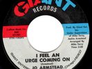 JO ARMSTEAD northern soul 45 GIANT Feel Urge Coming On