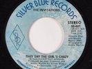 70s Soul 45 INVITATIONS They Say Girls Crazy SBR HEAR