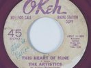 Northern Soul 45 ARTISTICS This Heart o Mine OKEH HEAR