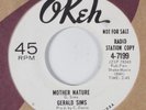 Northern Soul 45 GERALD SIMS Mother Nature OKEH HEAR NM