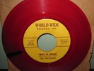 The TRAVELERS - TOO YOUNG / TWIST IN SCHOOL 45 RED WAX