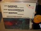 LUIGI NONO, BRUNO MADERNA, LUCIANO BERIO  - time -