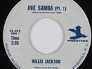 Jazz 45 WILLIS JACKSON Jive Samba PRESTIGE HEAR