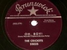 1957 BUDDY HOLLY & CRICKETS Oh Boy+Not Fade Away #55035