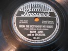 Frank Sinatra's 1st with Harry James' O., Bruns. 8443