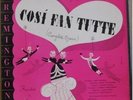 MOZART COSI FAN TUTTE COMPLETE - REMINGTON 3 LP BOXSET
