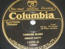 Bessie Smith on Columba 78 14292-D, Thinking Blues RACE