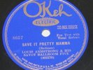 Louis Armstrong & Savoy Ballroom Five on Okeh 8657, E