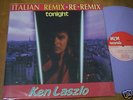 KEN LASZLO TONIGHT ITALIAN RE-REMIX LP ITALO EUROBEAT