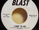 Monster Garage Rock 45: THE MARK V I Want To Say RARE Blast 215 : LISTEN wfmu
