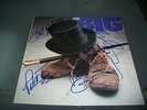 Mr. Big Rare Authentic Band Signed Vinyl Lp Record Billy Sheehan Paul Gilbert