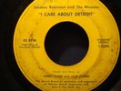 Smokey Robinson I Care About Detroit Northern Soul 45