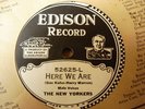 EDISON 52625 NEW YORKERS Here We Are/EDISONGSTERS N-