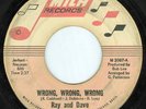 Northern Soul 45 RAY & DAVE Wrong Wrong Wrong on Mica