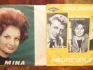 MINA - 2 RARI 45 giri 'O FFUOCO / NUIE + AMOREVOLE/ La 